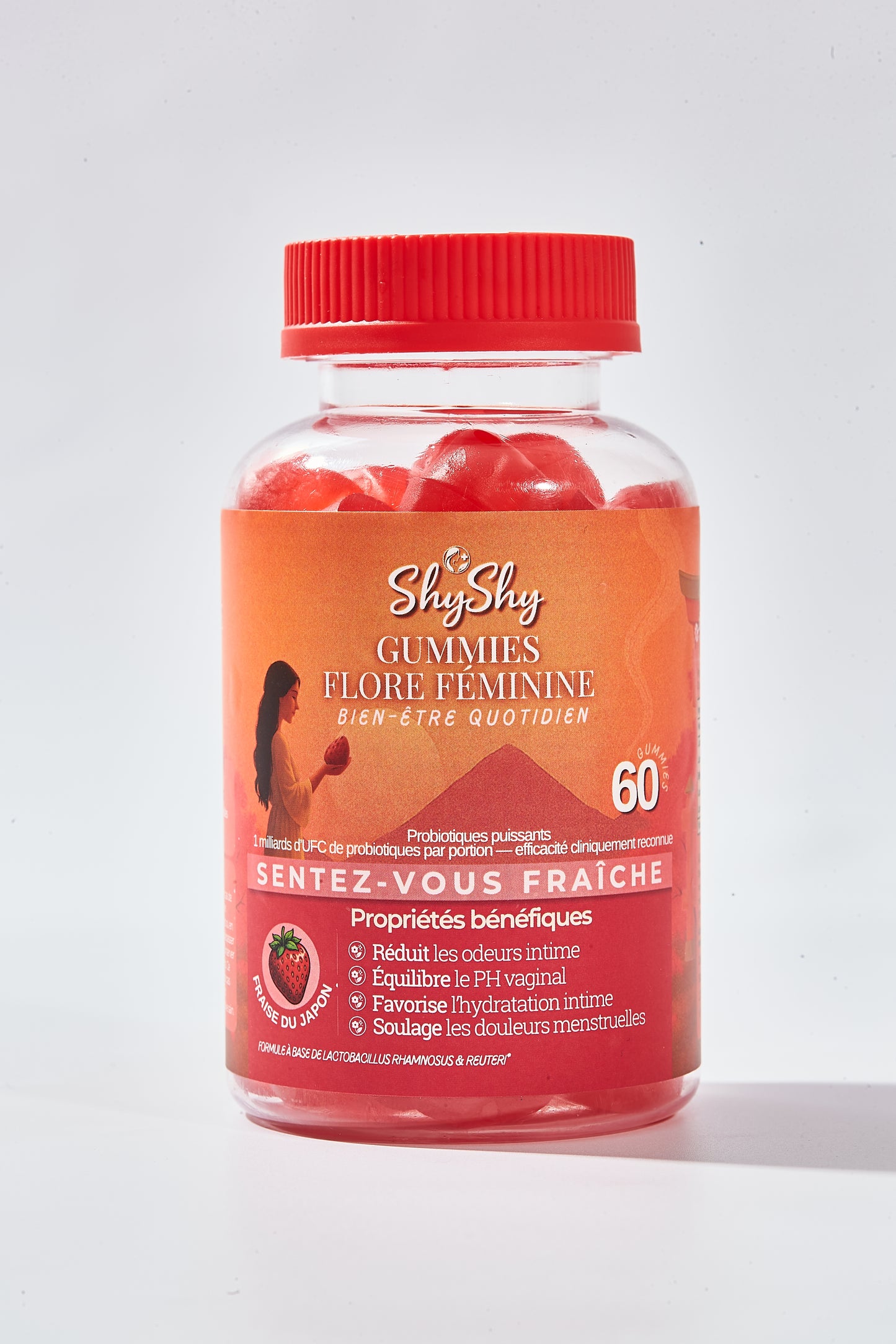 Shyshy Gummies probiotique ----- Fraise du Japon