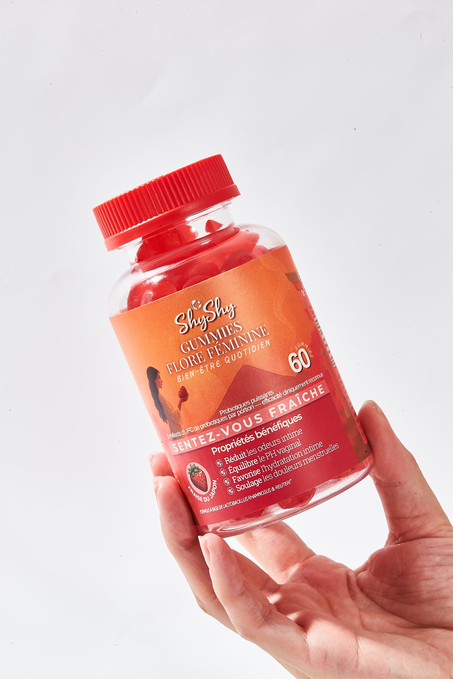 Shyshy Gummies probiotique ----- Fraise du Japon