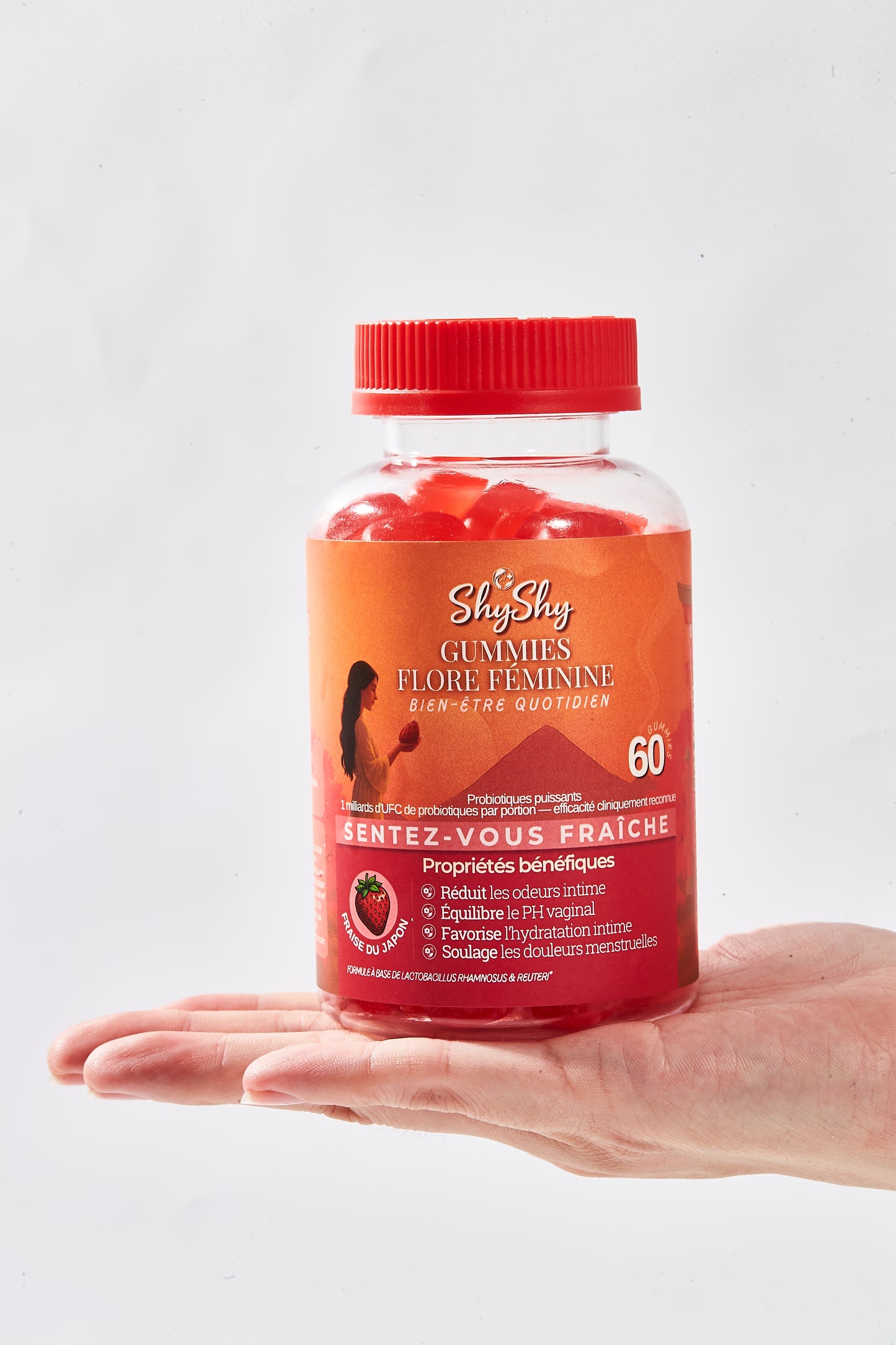 Shyshy Gummies probiotique ----- Fraise du Japon